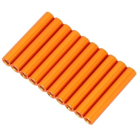 M3 x 30 Goujon d'assemblage, Entretoise Ronde De Colonne À Entretoise Tiges De Fixation De Goujon en Aluminium, Lot de 10