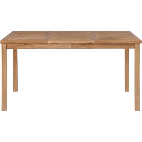 Maison Exclusive - Gartentisch 150x90x77 cm Massivholz Teak