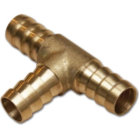 Druckluft Schlauchverbinder mit Stecknippel T-Stück 10 mm
