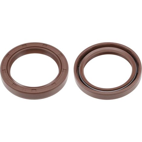 Oil Seal 35 mm Internal Dia Fluorine Rubber Double Lip Seals 35 mm x 47 mm x 7 mm 2Pcs (1/4)