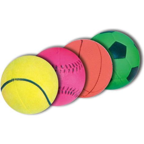 Set 24 pezzi Palla Calcio Dura Neon Assortite