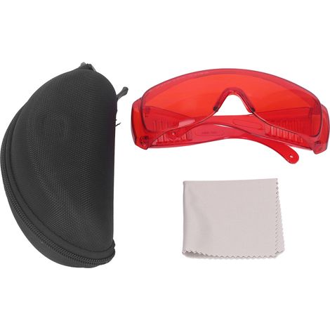 Lunettes de protection laser rouge 180-532nm anti-lumière forte, verres de travail industriels pour technicien (1/5)