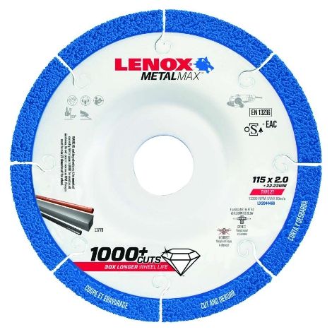IRWIN Disco para metal 125mm Tipo 27, ideal para corte y eliminación de rebabas, diseño resistente y eficiente, máxima precisión en acabados, herramienta profesional, color metálico. (1/5)