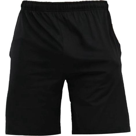 Bequeme Sportshorts für Herren, sportliche Shorts im lässigen Stil, ideal für den Sommer, Schwarz, XL