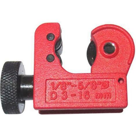 Micro Coupe-Tube Outil De Coupe Réglable Coupe-Tube en Alliage De Zinc Petit Coupe-Tube 3 à 16 mm/Rouge，1 pcs
