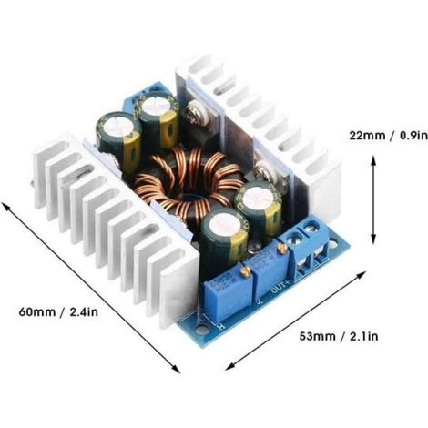 DC-DC 10A Module d'alimentation Convertisseur de Puissance Convertisseur Buck Convertisseur Boost 5-30V à 1,25-30V Module (1/3)