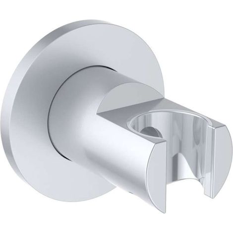 Ideal Standard - Multi Suite, Supporto tondo a parete per doccetta, Matt silver (1/4)