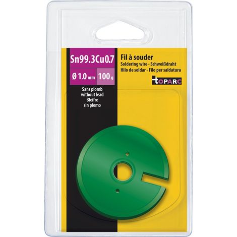 Gys 062696 Lötdrahtspule - 99% Zinn - Ø 1,0mm 10g 0g