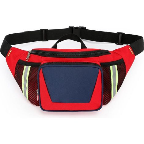 Erste-Hilfe-Bauchtasche mit Reflektor für Outdoor & Sport