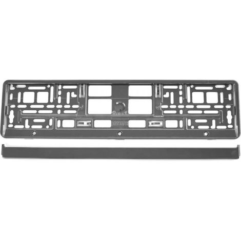 Cadre de plaque d'immatriculation en graphite métallisé AMIO-03173