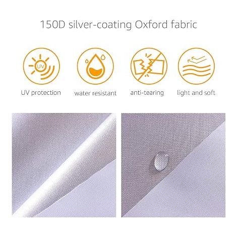 Couverture De Voiture Complète SUV Imperméable Soleil UV Neige Poussière Pluie - Tissu Oxford 150 d Berlines jusqu’À 415 cm - 415170150 cm (1/5)
