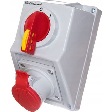 Kit d'installation 16 A 4 P - 400 V - IP54 - Interrupteur de sécurité - robuste et fiable (1/5)