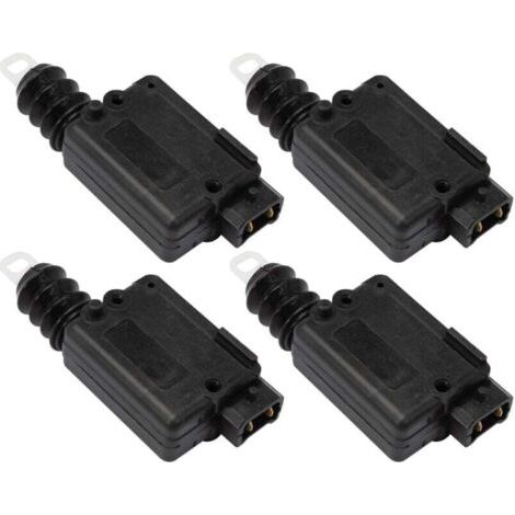 4 × Moteur Centralisation de Porte ou Coffre pour Clio 2 Duster Logan Sandero, Actionneur de Verrouillage Central pour Megane Scénic Trafic Twingo Espace Kangoo Master 2 7701039565 TRIMEC (1/4)