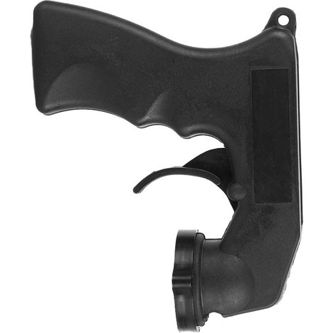 Pistolet pulvérisateur avec poignée gâchette à verrouillage, adaptateur aérosol pour entretien automobile, collier de fixation, outil de peinture professionnel. (1/5)