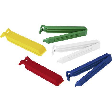 Fackelmann Verschlussclips Tecno 8 cm, 5 Stück Küchenutensilien