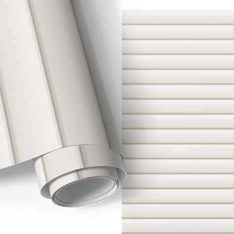 Möbelfolie - Klebefolie für Möbel - Selbstklebende - Deko-Folie für Küche Schrank Tisch & Fensterbank - Horizontale Streifen 50x100 cm