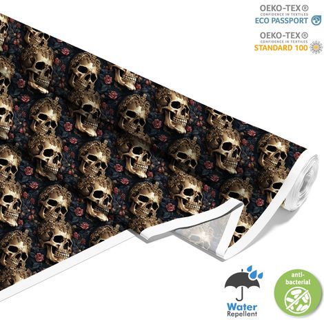 TESSUTI DECORATIVI PER ESTERNI OXFORD - Motivo Teschio I DX4274 (1/5)