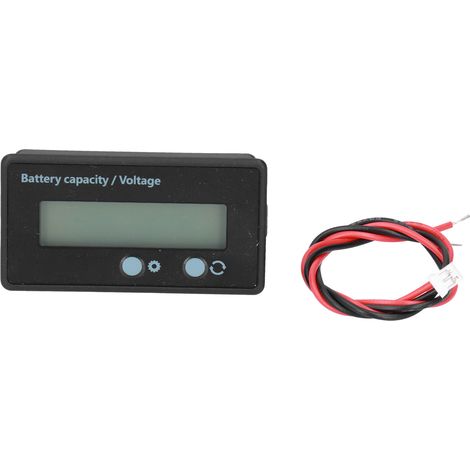 Testeur de batterie voltmètre LCD 12-84V, jauge de capacité pour accumulateur lithium, moniteur de tension précis, pack de batteries avec affichage numérique (1/5)