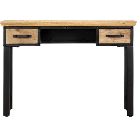 Maison Exclusive - Scrivania 110x50x76 cm in Legno Massello di Mango (1/5)