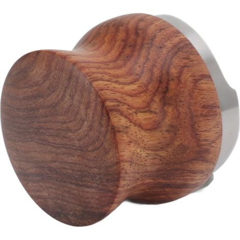 Kaffeeverteiler Edelstahl Rosenholz Kaffeetamper Nivellierer für Kaffeezubehör 53 mm / 2,1 Zoll (1/5)