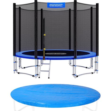 Monzana Trampolín para jardín set completo + cobertura cama elástica de diámetro a escoger 244 305 366 y 426 cm Ø 305cm