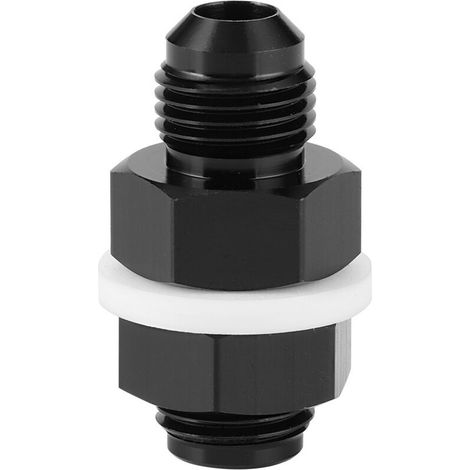 tuyau/faisceau de câbles AN6 raccord de cloison adaptateur de pile à combustible évasée avec rondelle PTFE pour la plupart des fluides (1/5)