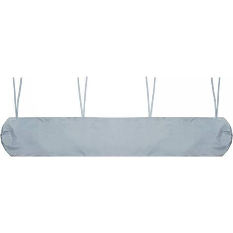 Store de jardin avec sac de rangement, résistant aux UV, à la poussière, à l'eau, à la neige et à la pluie (300 m, gris)