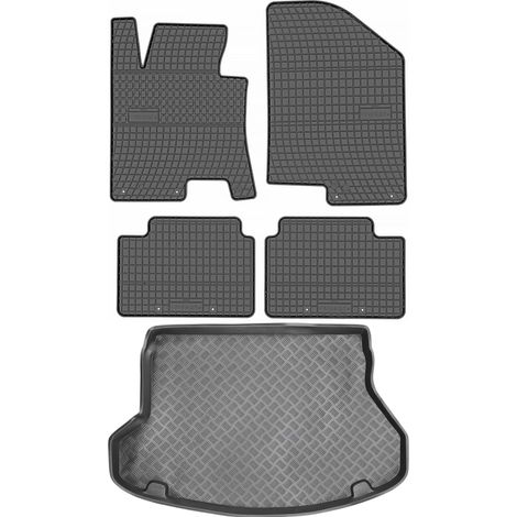 Hyundai i30 II Kombi (2012–2017) – Set: Gummifußmatten + Kofferraummatte