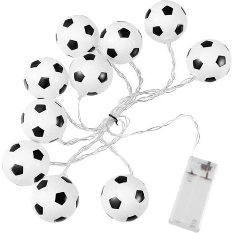 Guirlande Lumineuse De Football - Lanterne Décoration - Football Mini Lumières - LED Veilleuse - Plastique (1/4)