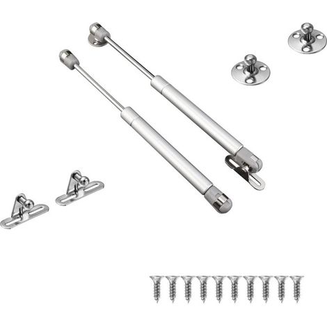 2PCS 100N Vérin à Gaz Vérins Meuble Hydraulique Ressort Amortisseurs à Gaz Bras Pneumatique pour Levage de Porte Armoire Meuble Cuisine Placard Penderie à Chambre Amortisseur charniè (1/5)