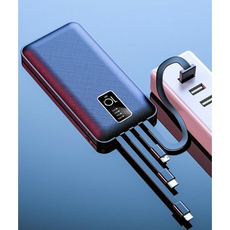 BATTERIA ESTERNA POWER BANK 20000 mAh 5V 2A USB Type-C per iPhone