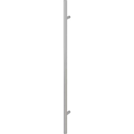 HOPPE Stangengriff E5011 - 1200/900mm,  Edelstahl matt, Ausführung: gerade, Stossgriff für Haustür