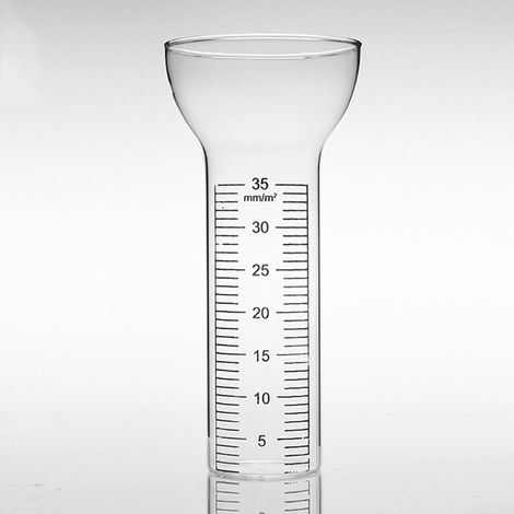 Pluviomètre en verre JeiibrZui - 17,5 cm - 2 pièces avec support - Transparent - Idéal pour le jardinage et l'agriculture - Mesure précise des précipitations (1/5)