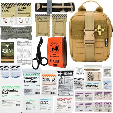Rhino Rescue Ifak Kit De Premiers Secours, Khaki Pro (1/5)