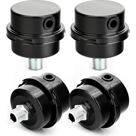 4 Pièces Silencieux Filtre à Air Compresseur Métal 1/2 (1/5)