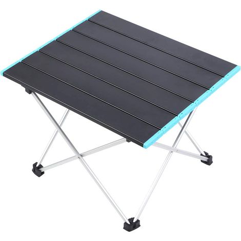 Table pliante, table d'appoint de camping ultralégère, table de plage portable de camping avec (1/5)
