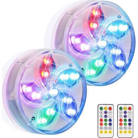 Éclairage pour spa, projecteurs LED submersibles pour piscine, éclairage pour spa avec télécommande RF-AquaForge
