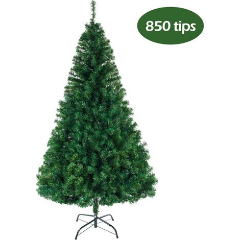 Sapin de Noël de 1,7 m avec 850 branches