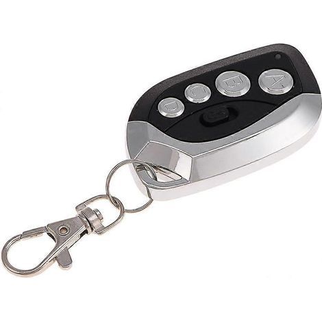 Réplicateur de télécommande universel étanche 433,92 MHz, porte-clés de remplacement pour télécommande de porte de garage électrique (noir) (1/5)