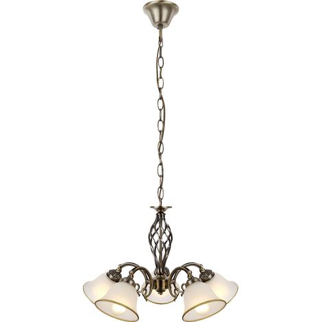 Globo - lámpara colgante - Odin - latón - metal - Ø 60cm - E27 - (1/3)