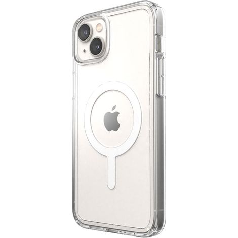 Funda Speck Gemshell + MagSafe para iPhone 14 Plus con media banda antirrobo (transparente) (1/5)