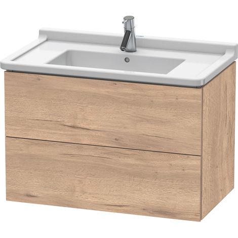 Duravit L-Cube mueble bajo lavabo suspendido, 2 cajones,