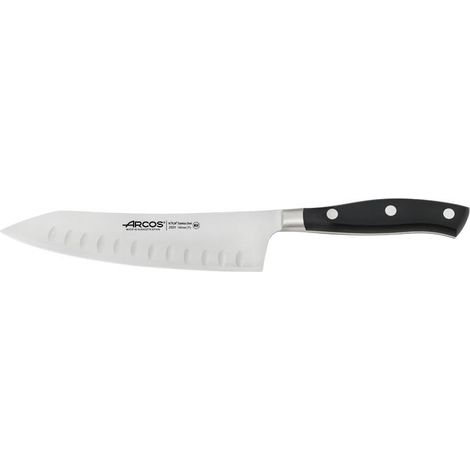 Coltello da cucina Arcos Riviera Santoku 18 cm acciaio NITRUM