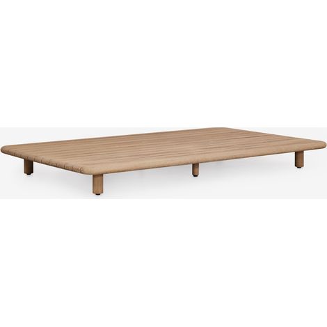 SKLUM Rechteckiger Gartencouchtisch 160x95 cm aus Akazie Portet              Helles Akazienbraun                     
