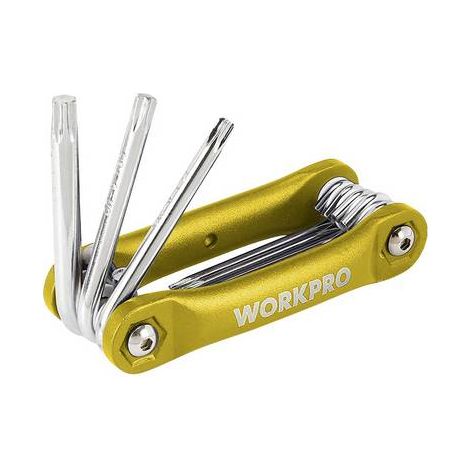 Llaves torx WorkPro torx key set acero cromo vanadio 8 piezas