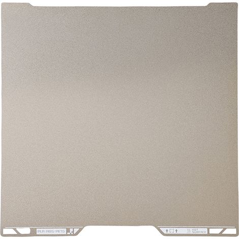 Feuille PEO texturée lisse, adaptée à l'imprimante 3D Bambu Lab H2C, lit chauffant en acier à ressort Flexible Double face 335x325mm (1/5)