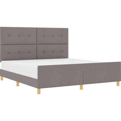 Maison Exclusive - Struttura del letto con testiera Talpa 180 x 200 cm Tessuto (1/5)