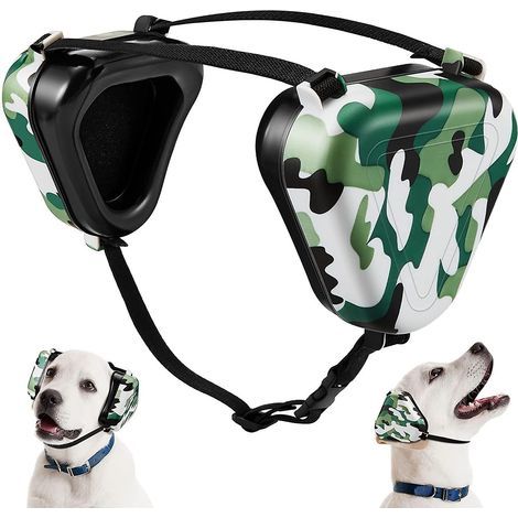 Cache-oreilles antibruit pour chien – Protection auditive réductrice en ABS et coton, réglable et confortable, 1 pièce (1/5)