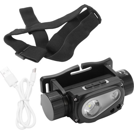 Wiederaufladbare LED-Induktionsstirnlampe für Camping, Laufen, Radfahren und Angeln. (1/5)
