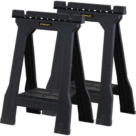 Caballetes plegables Stanley Junior gris robustos 362 kg (1/2)